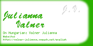 julianna valner business card